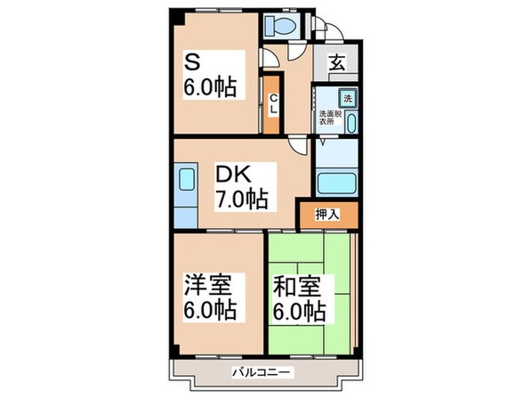 サンシードの物件間取画像